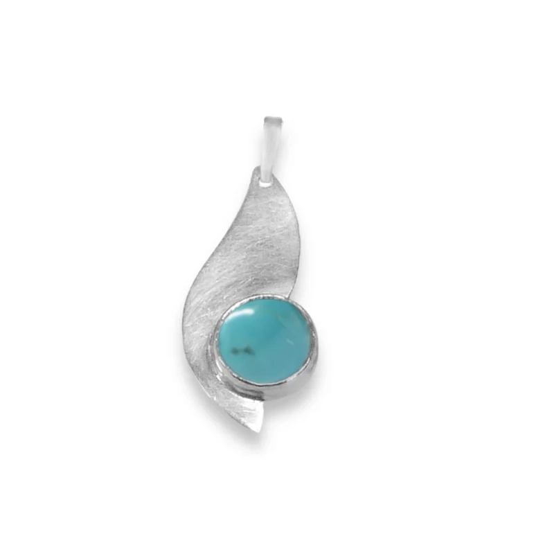 Sterling silver and Turquoise Pendant